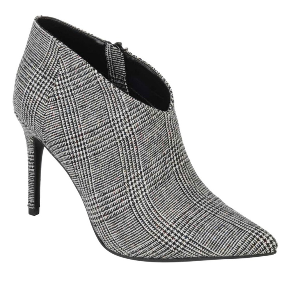 JOURNEE COLLECTION Womens Black Padded Demmi Pointed Toe Stiletto Booties 9